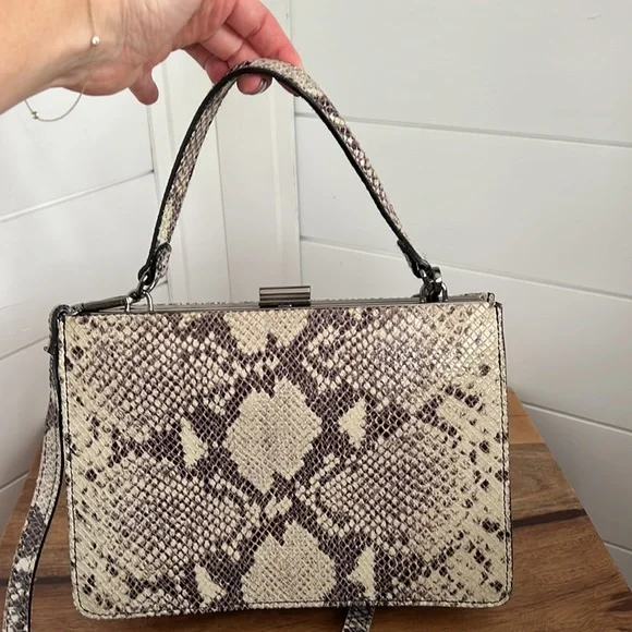 Vintage python embossed leather, made in Italy - Picture 17 of 17